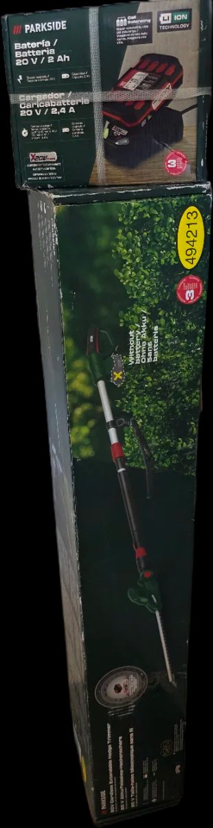 Cortasetos Extensible Parkside 20V + Batería