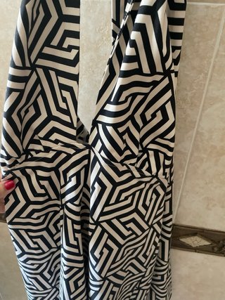 Vestido Coosy Negro/Blanco Talla S