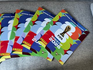 6 Cadernetas World Cup 2026 Panini