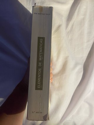 Libro “Elementos de matemáticas”