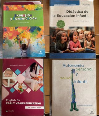 Libros Grado superior Educacion Infantil