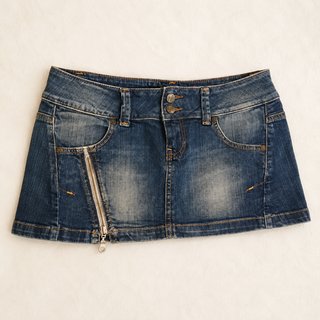 Minifalda vaquera Bershka cremallera lateral Talla