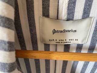 Blazer rayas Stradivarius Talla S