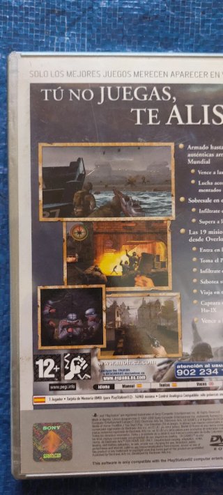 PS2 CAJA Medal of Honor Frontline Platinum