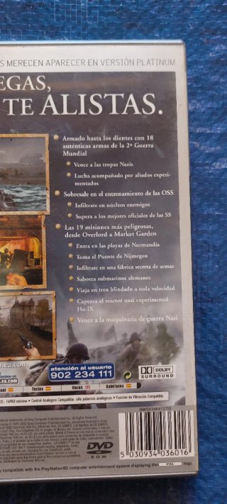 PS2 CAJA Medal of Honor Frontline Platinum