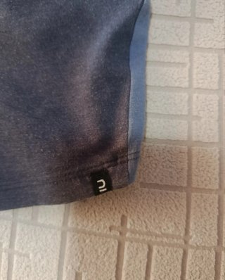 Pantalón corto deportivo azul Decathlon
