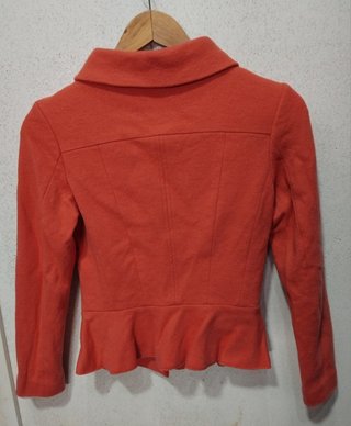 Chaqueta para mujer en color naranja coral, confec
