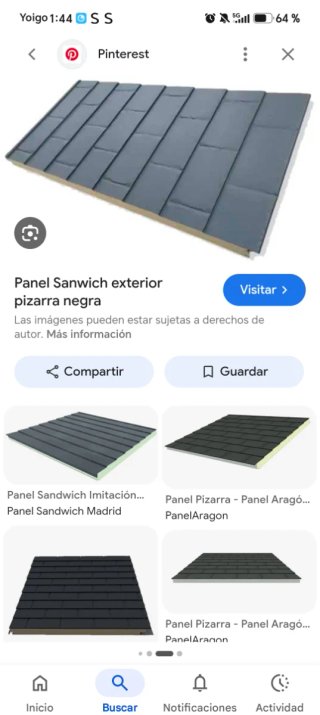 Panel Sándwich imitación pizarra