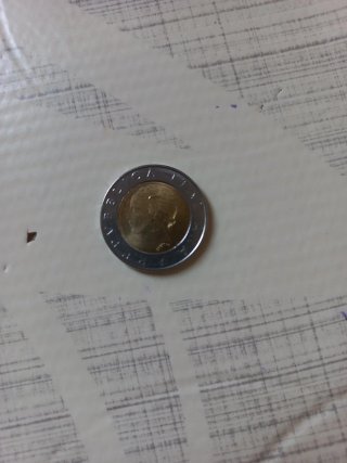 Lotto 4 monete 500 Lire