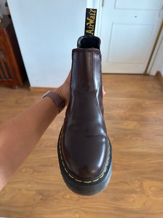 Botas Dr. Martens 2976 Quad Borgoña