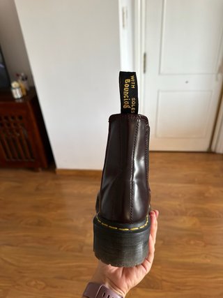 Botas Dr. Martens 2976 Quad Borgoña