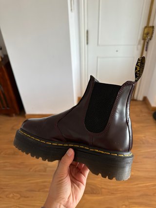 Botas Dr. Martens 2976 Quad Borgoña