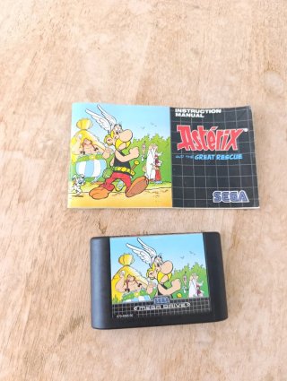 Astérix gret rescue Sega Mega Drive videojuego meg