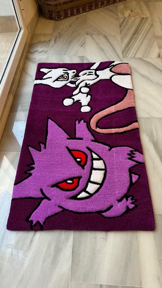 Alfombra Pokémon Gengar y Mewtwo