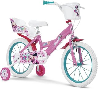 Bicicleta infantil Minnie Mouse rosa