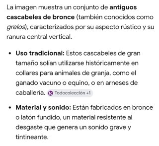 Cascabeles de bronce