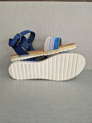 Sandalias Piel Azul Talla 36-37 nuevas