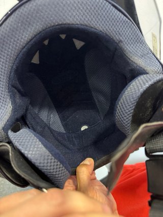 Casco Moto Azul Oscuro Talla M
