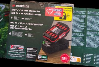 Cortasetos Parkside 20V + Batería y Cargador