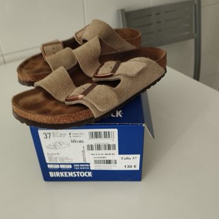 Sandalias Birkenstock Beige Talla 37
