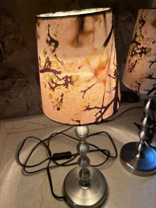 2 Lámparas de Mesa Diseño Árbol