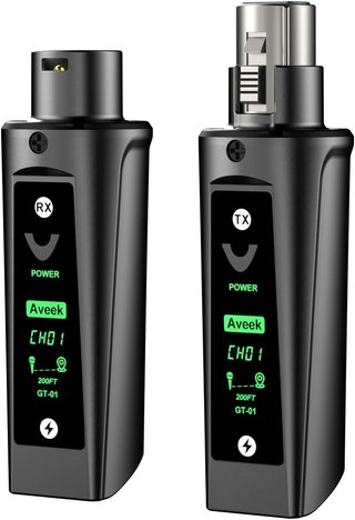Aveek Trasmittente e Ricevitore XLR Wireless