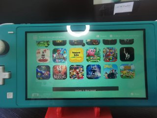 Switch Lite con giochi, non trattabile