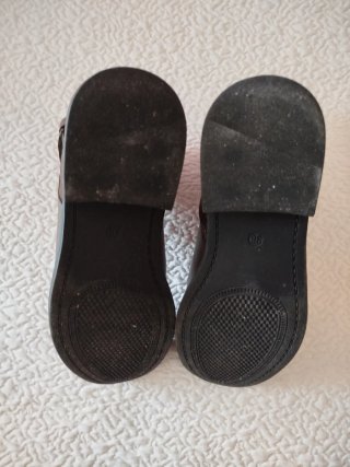 Botas marrones con cremallera