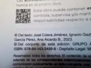 Libros de texto de 4º ESO de Blanca de Castilla.