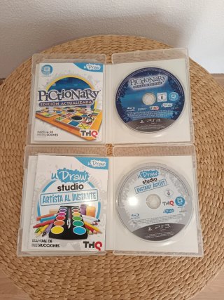 Juegos PS3 UDraw Pictionary y Studio