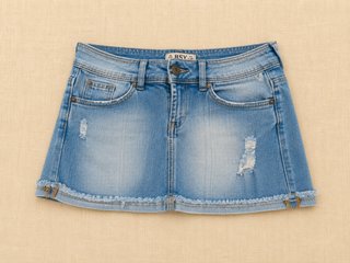 Minifalda vaquera Bershka desgastada Talla XS