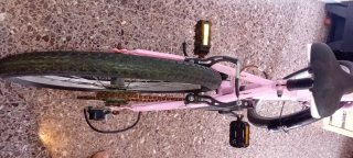 Bicicleta niña llanta 20 rosa, 6 marchas