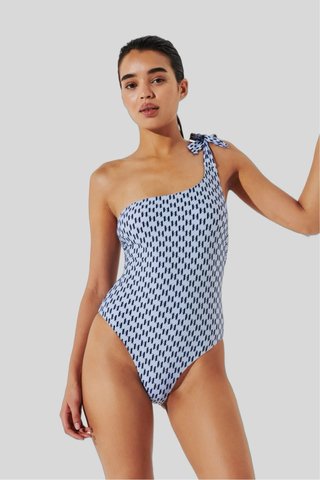 Bañador Karl Lagerfeld azul estampado