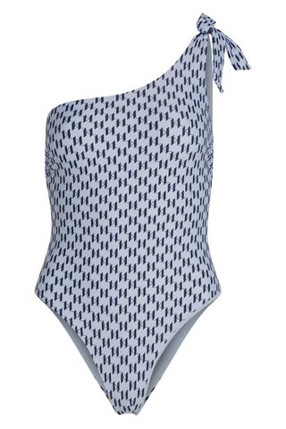 Bañador Karl Lagerfeld azul estampado