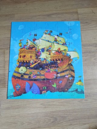 Puzzle Djeco Barco Pirata 54 Piezas