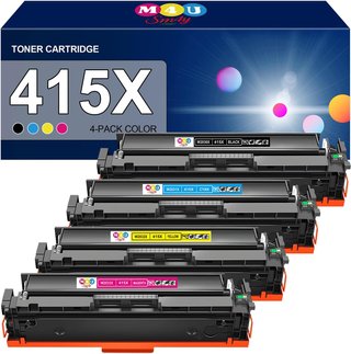 4 toner 415X (con chip integrato) per HP