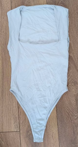 Body escote cuadrado blanco