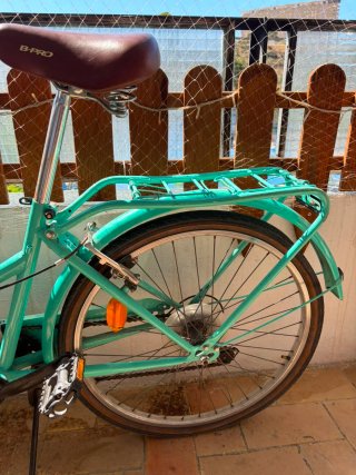 Bicicleta Paseo B-Pro Turquesa 28"