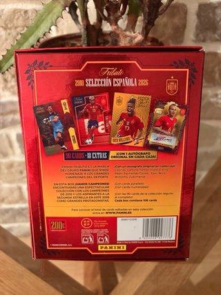 Caja vacia Panini Tributo España