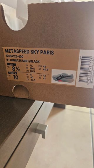 ASICS METASPEED SKY PARIS Naranja/Verde Azulado