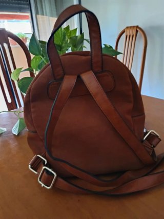 Mochila marrón