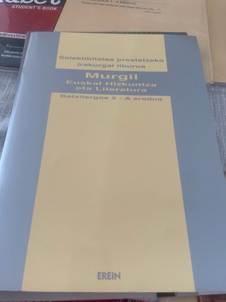 Murgil euskal hizkuntza eta literatura : Batxi (A)