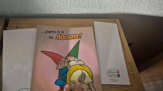 4 Vecchie Cartoline di Auguri di David Gnomo