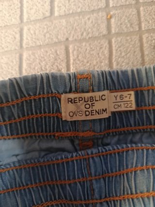 Pantalón vaquero corto azul OVS