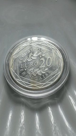 Conjunto 3 Monedas Plata 20€ Francia.