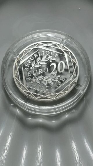Conjunto 3 Monedas Plata 20€ Francia.
