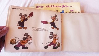 YO DIBUJO de Walt Disney X4 números