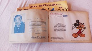 YO DIBUJO de Walt Disney X4 números