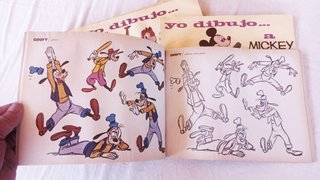 YO DIBUJO de Walt Disney X4 números