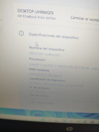 HP EliteBook 9470m i7 4GB RAM 256GB SSD